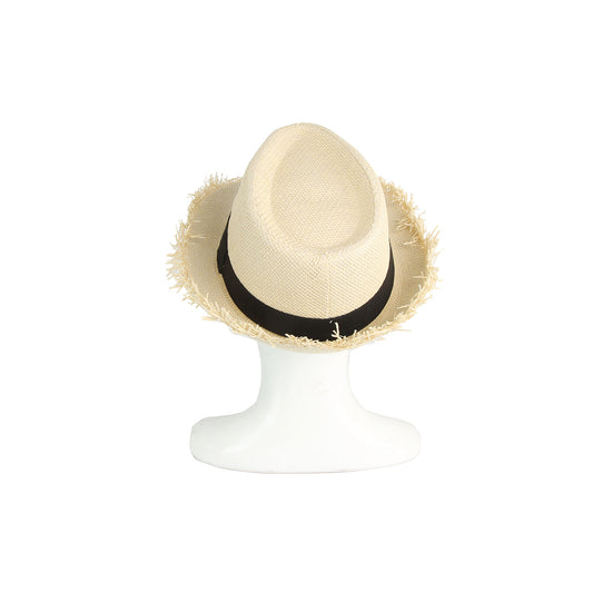 Fray Edge Fedora Straw Hat