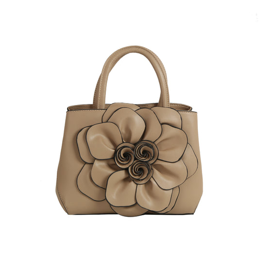 Floral Bloom Top Handle Satchel