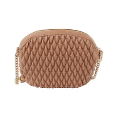 Chain detail strap woven daily crossbody