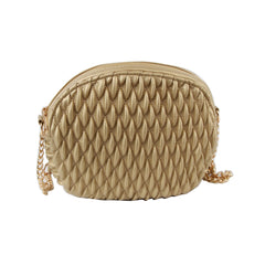 Chain detail strap woven daily crossbody