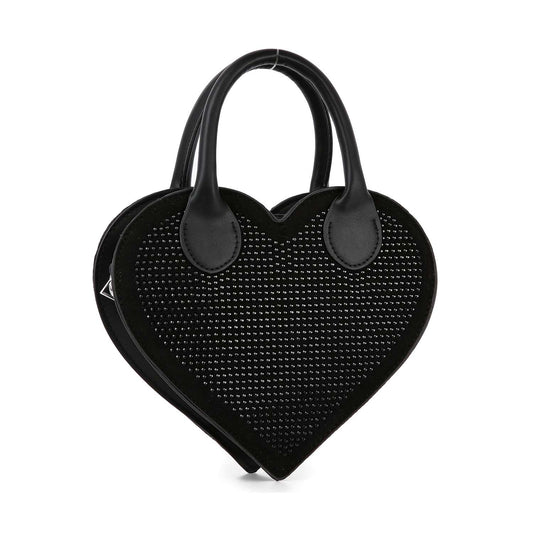 Heart Shaped Rhinestone Evening Bag