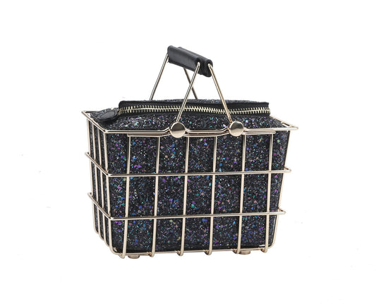 Women Girls Box Clutch  Shoulder Purse Party Evening Bag Double handle