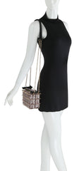 Women Girls Box Clutch  Shoulder Purse Party Evening Bag Double handle