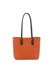 2 in 1 button detailed front pocket tote