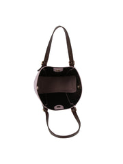 2 in 1 buckled handle tote