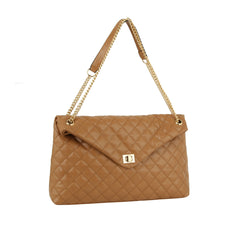 Fashion Quilted Oversize Satchel trolley sleeve