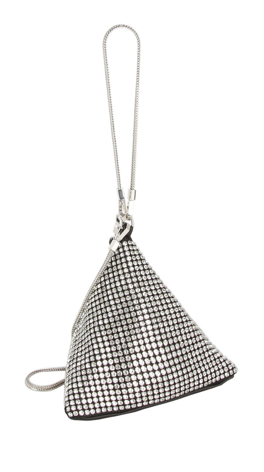 Women Sparkly Crystal Evening Clutch Purse