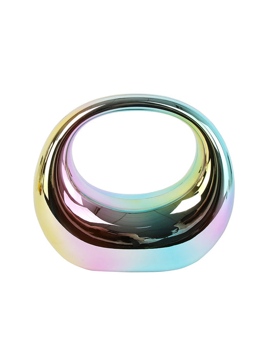 Unique metal evening clutch