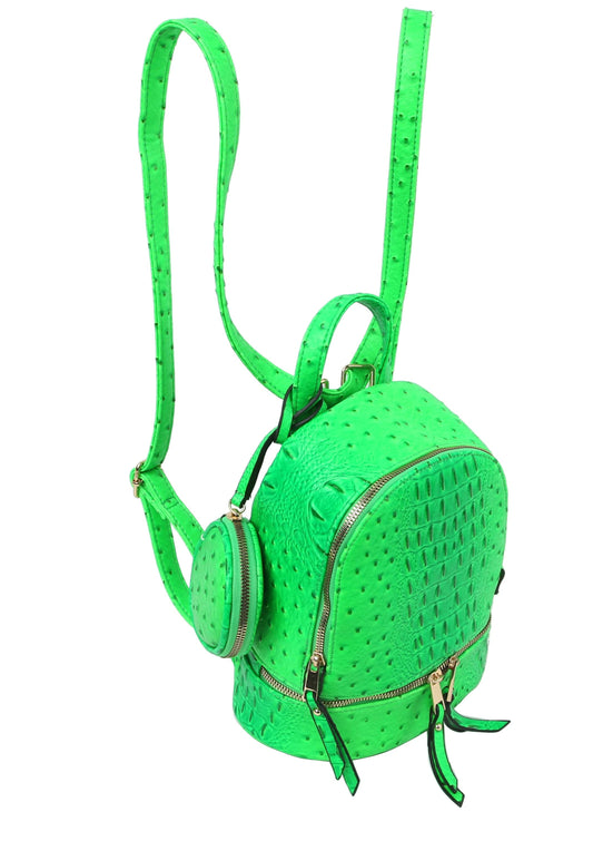 Women Crocs Multipurpose Mini Backpack Purse