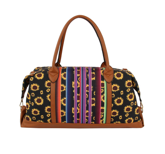 Sunflower Rainbow Luggage Bag
