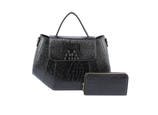 Croc Luxury Satchel Shoulder Handbag