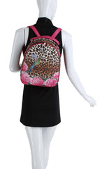 Leo Print Backpack for Women Casual Daypack