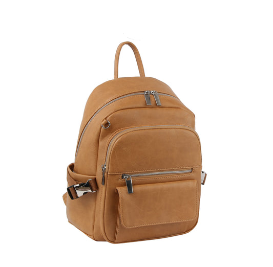 Snap buckle detailed back pack