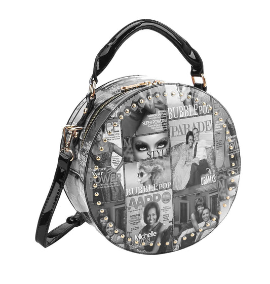 Glossy Magazine Clear Mini Bag Hobo Crossbody Purse