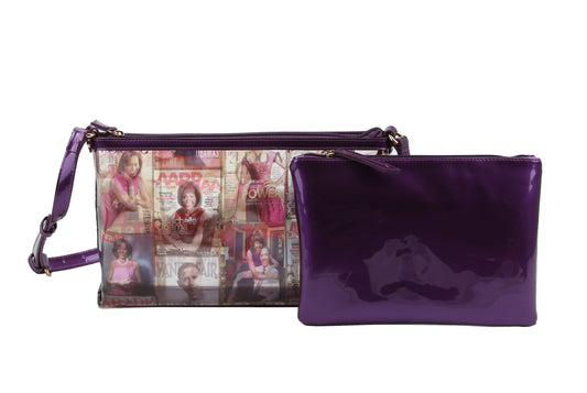 Glossy Magazine Wallet Crossbody Purse Shoulder  bag