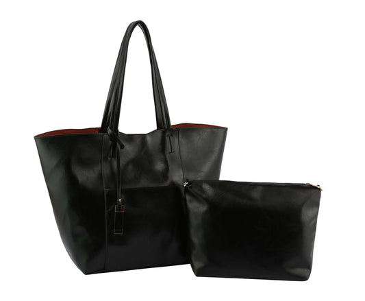 HF   Front Pocket Tote Handbag Set