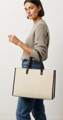 Large Canvas Tote Handbag