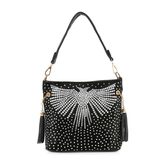 Stunning Wing Design Hobo Crossbody