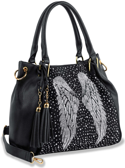 Sparkling Wing Design Fashion  Handbag