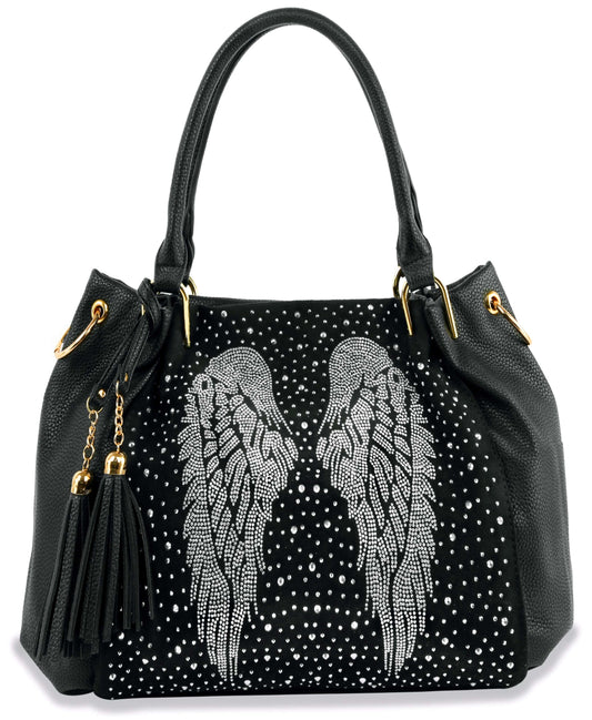 Sparkling Wing Design Fashion  Handbag