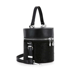 Petite Rhinestone Cylindrical Evening Bag