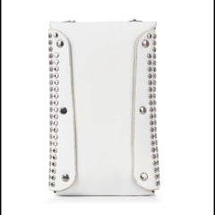 Studded Front Flap Cell Phone Crossbody