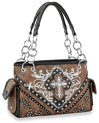 Western Rhinestone Cross Handbag