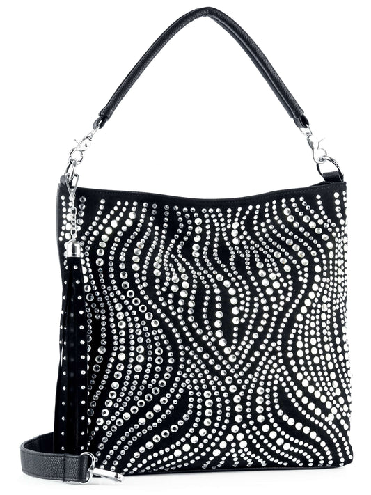 Stunning Stone Hobo Handbag