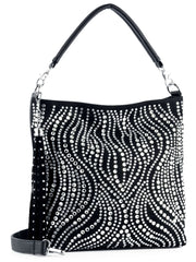 Stunning Stone Hobo Handbag