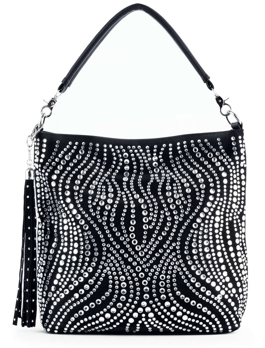 Stunning Stone Hobo Handbag