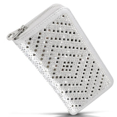 Unique Rhinestone Design Accordion Wallet