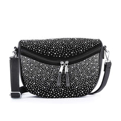 Glamorous Rhinestone Design Shoulder Bag