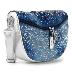 Glamorous Rhinestone Design Shoulder Bag