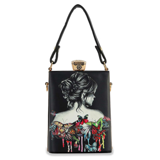 Retro Tattoo Art Design Petite Hand Tote