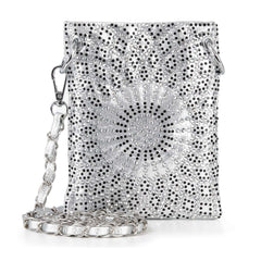 Rhinestone Design Ultra Petite Crossbody Sling