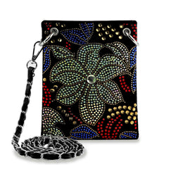 Colorful Rhinestone Petite Crossbody Sling