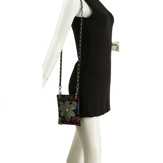 Colorful Rhinestone Petite Crossbody Sling