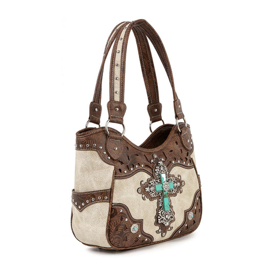 Decorative Cross Western Shoulder Bag