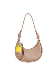 Crochet Fruit Keychain Charm