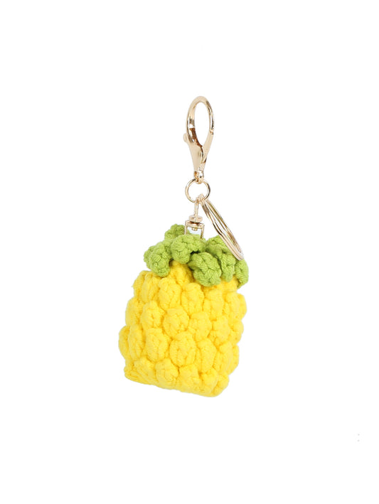Crochet Fruit Keychain Charm