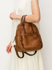 Leather Backpack Purse for Women Travel Bag