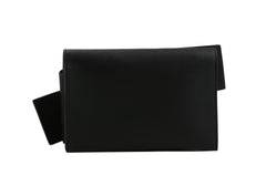 Evening Clutch Messenger Style With Cute Bow Tie Purse Vegan PU Leather Crossbody Shoulder Bag