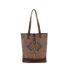 Western style printing long tote