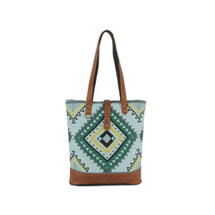 Western style printing long tote