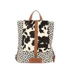 Western style cow printing fap daily backpack