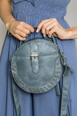 Women Circle Shoulder Crossbody bag purse