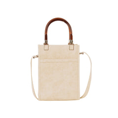 Turn-Lock Pebbled Top Handle Handbag Set