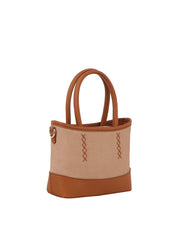 Cute top handle bucket bag