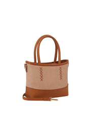 Cute top handle bucket bag