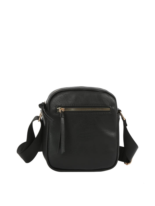 Compact Square Zip Crossbody